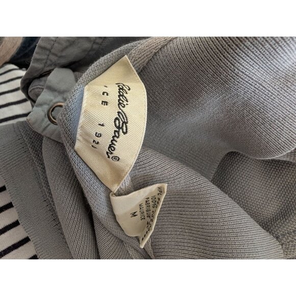 Eddie Bauer Womens Light Blue Short Sleeve Polo Shirt M Cotton Blend - Picture 4 of 4